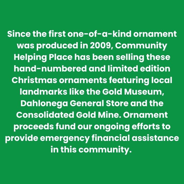 old fashioned ornament community helping place